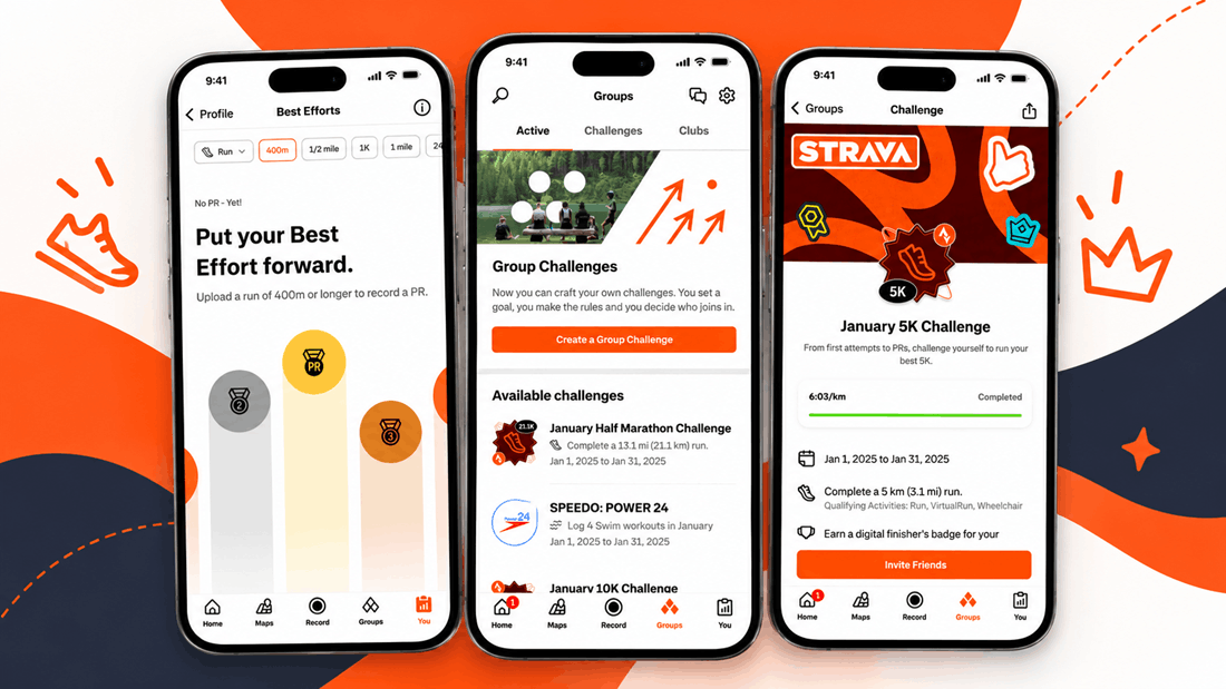 Strava - gamified app