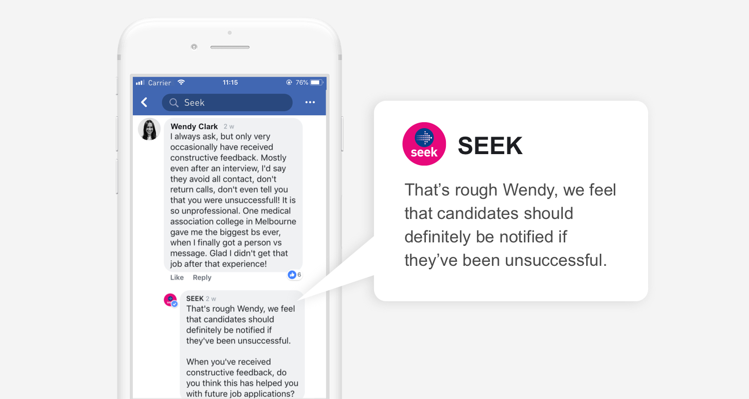 Photo of Seek messages
