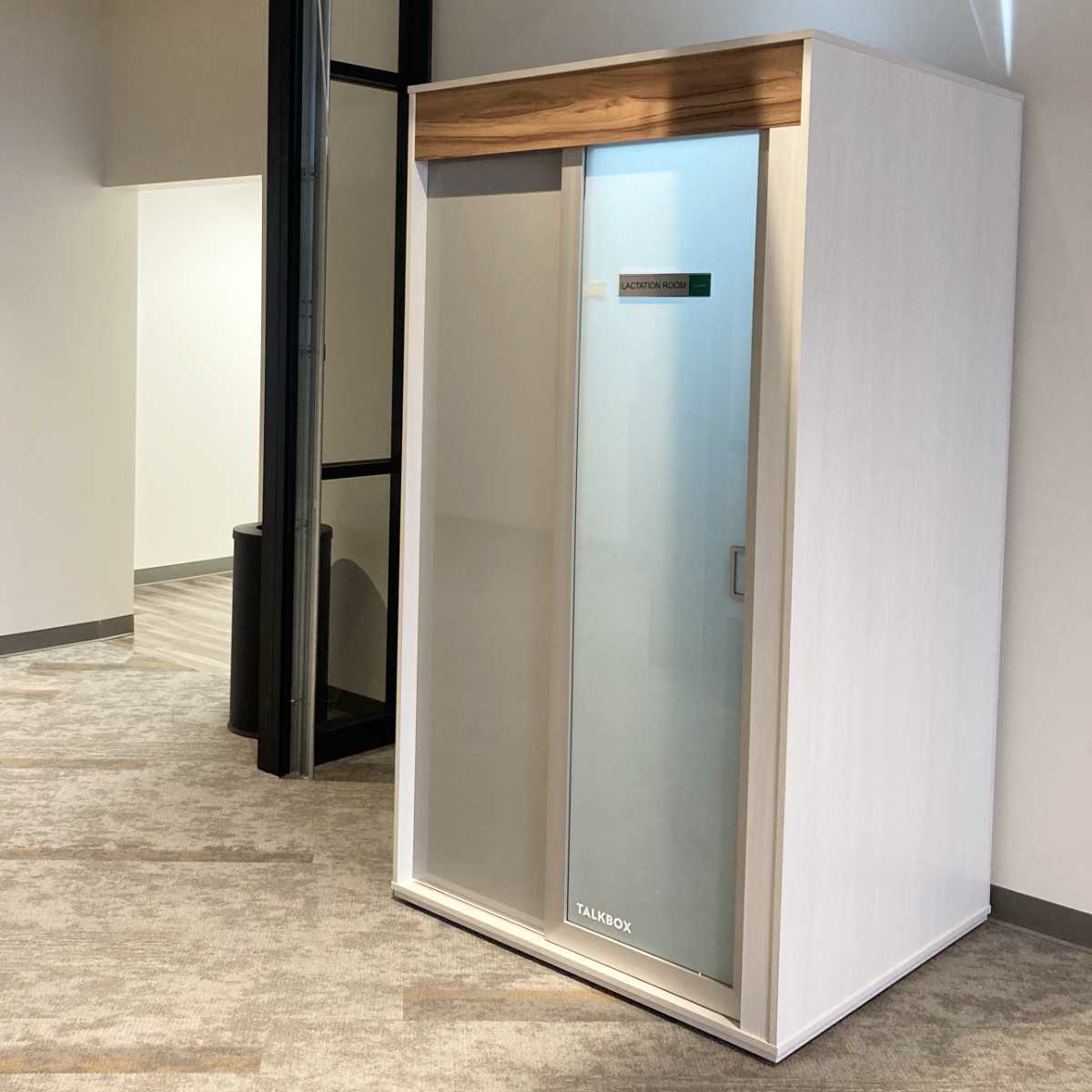 Room for 3 in this meeting booth