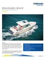 Marine Sunroofs Series 40