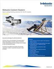 RV Coolant Heaters spec sheet