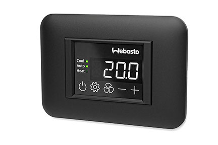 Webasto LED touch display
