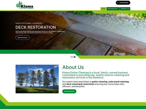 New Website for Kiama Gutter Cleaning