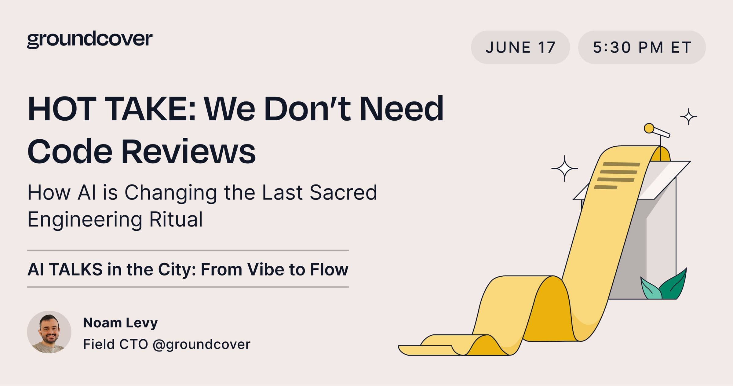AI TALKS in the City: From Vibe to Flow