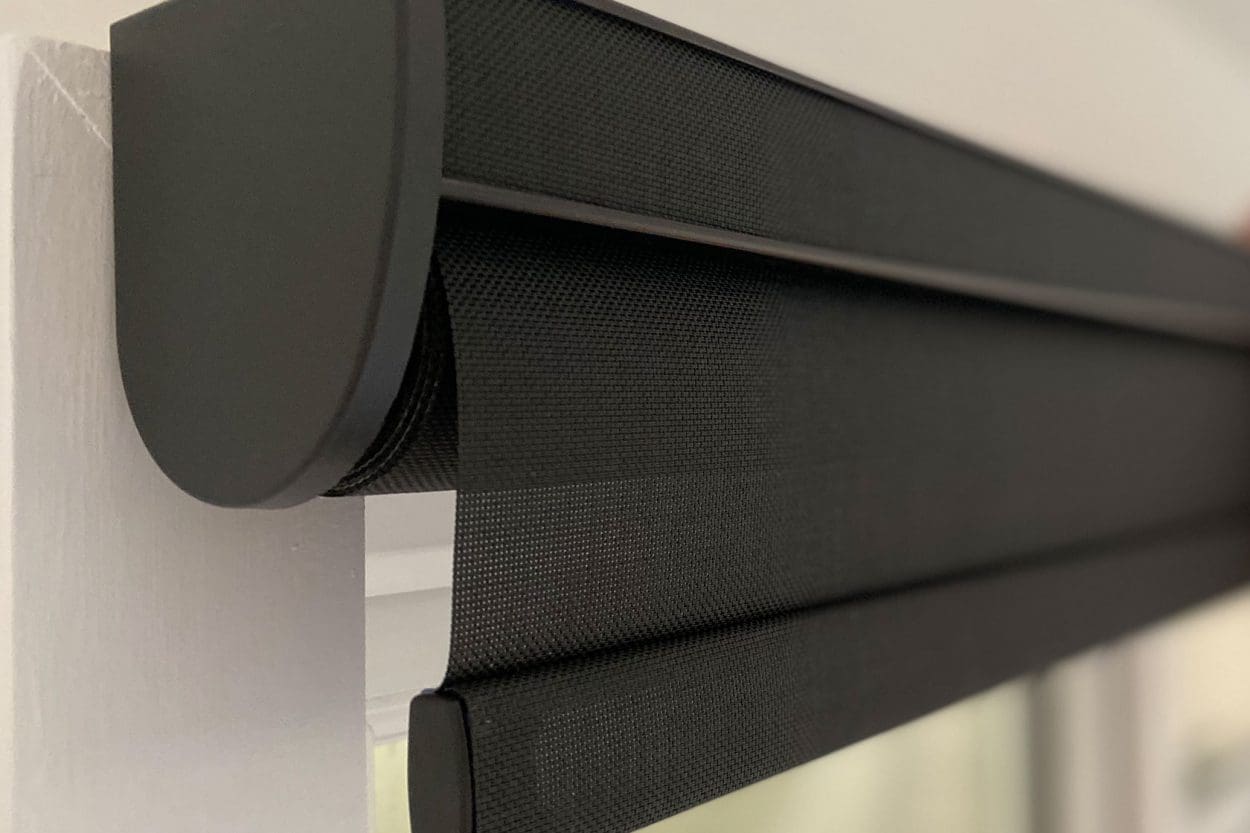Roller blinds close up