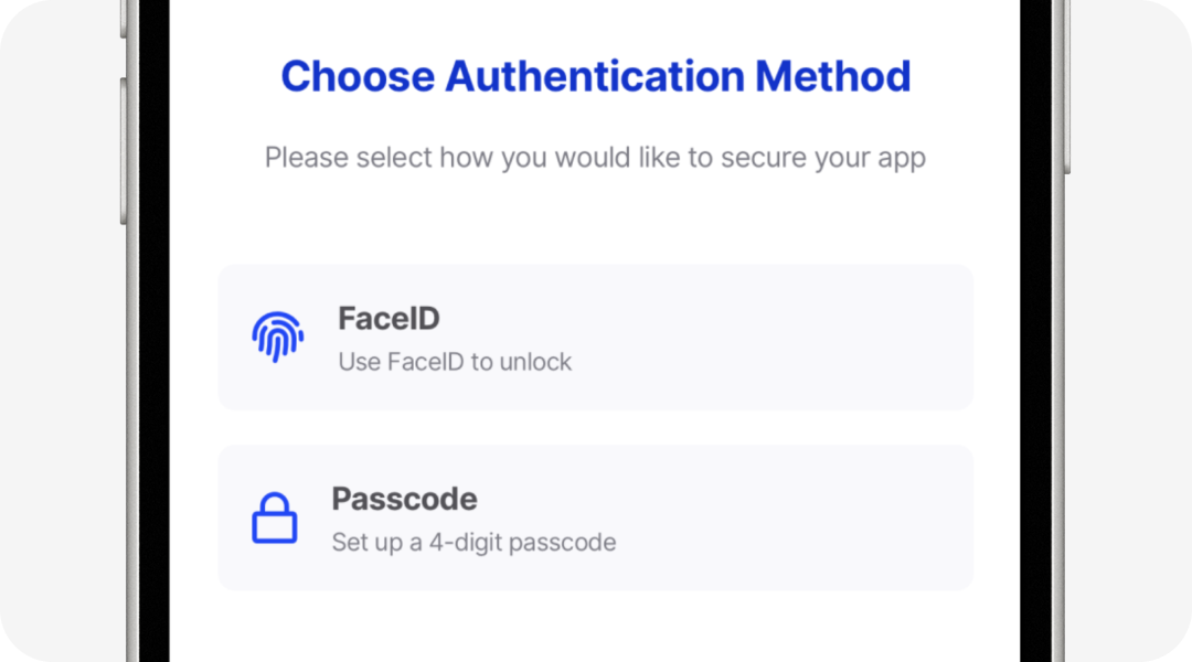 Faster, secure app login.