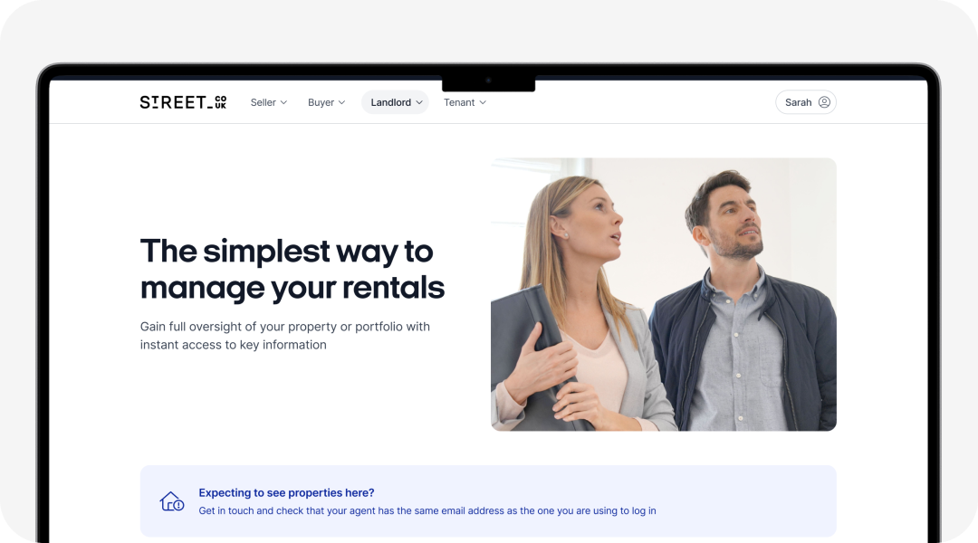 New look customer information page.