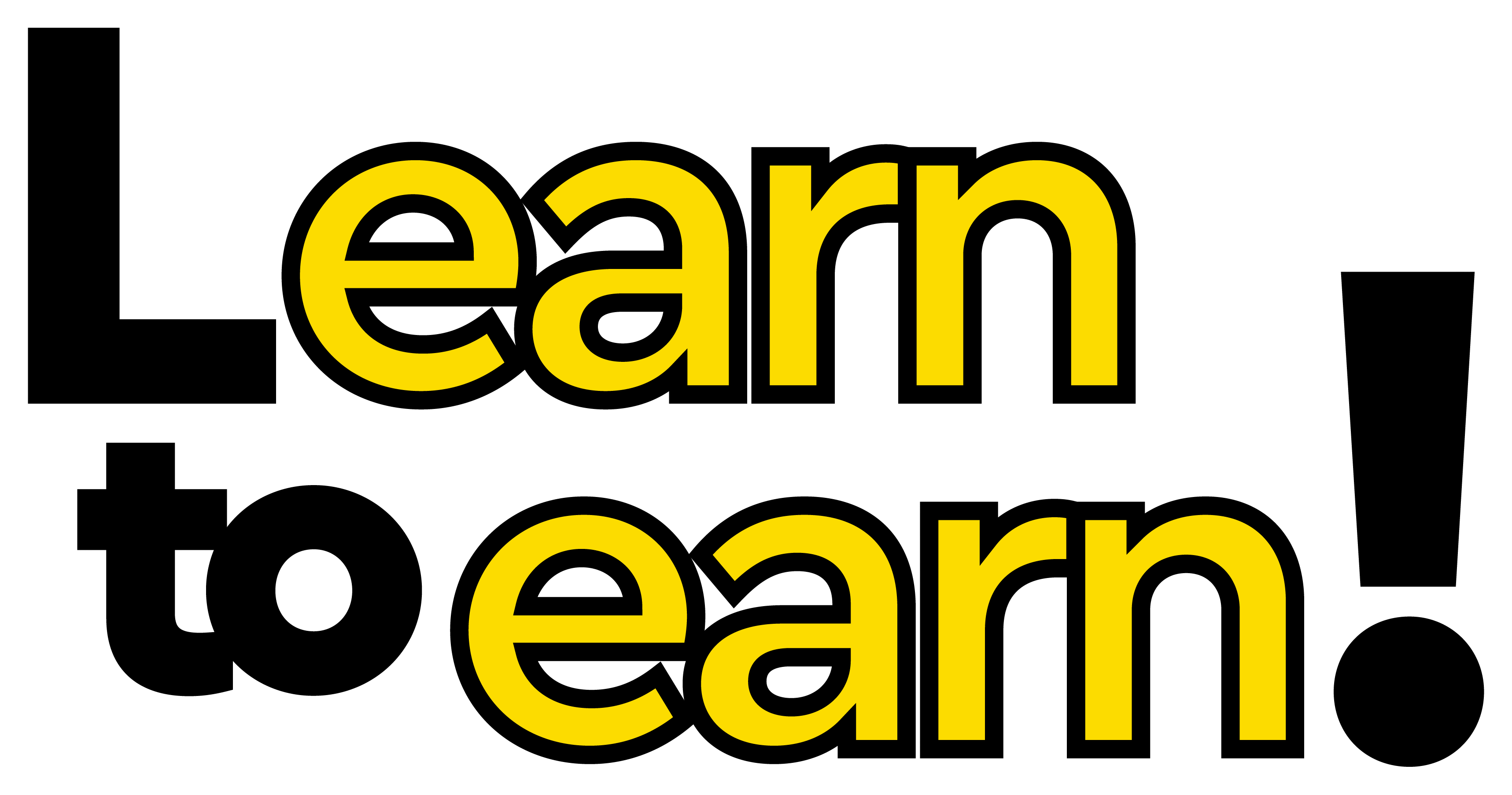 logo of "learn to earn!"