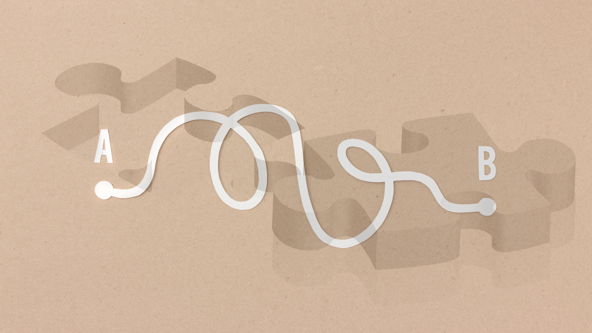 cut paper people accordion holding hands 