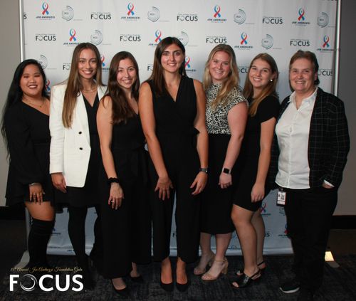 Kaity and Patriot coworkers at the Joe Andruzzi Gala