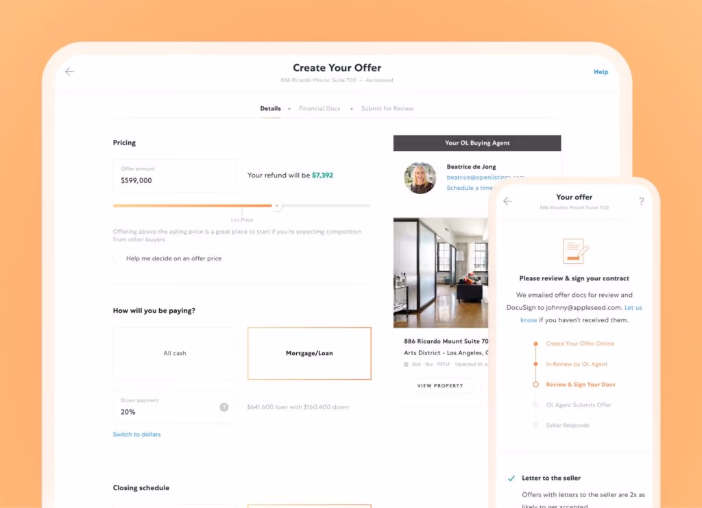 Open Listings uses LogDNA to help pair homebuyers with qualifying agents.