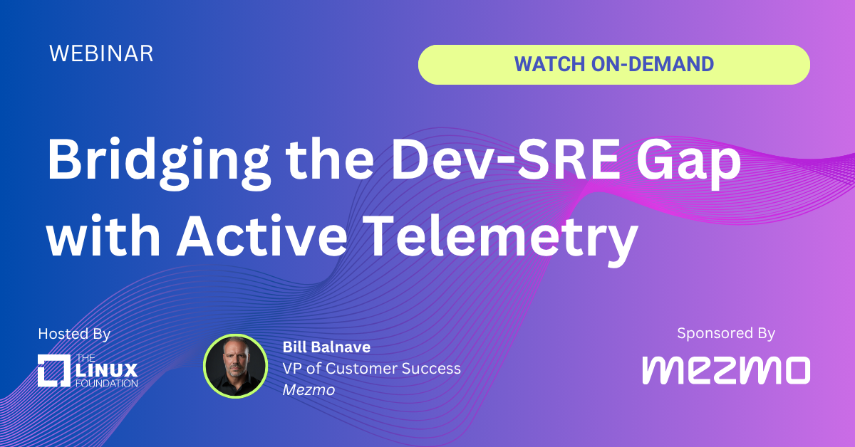 Bridging the Dev-SRE Gap with Active Telemetry