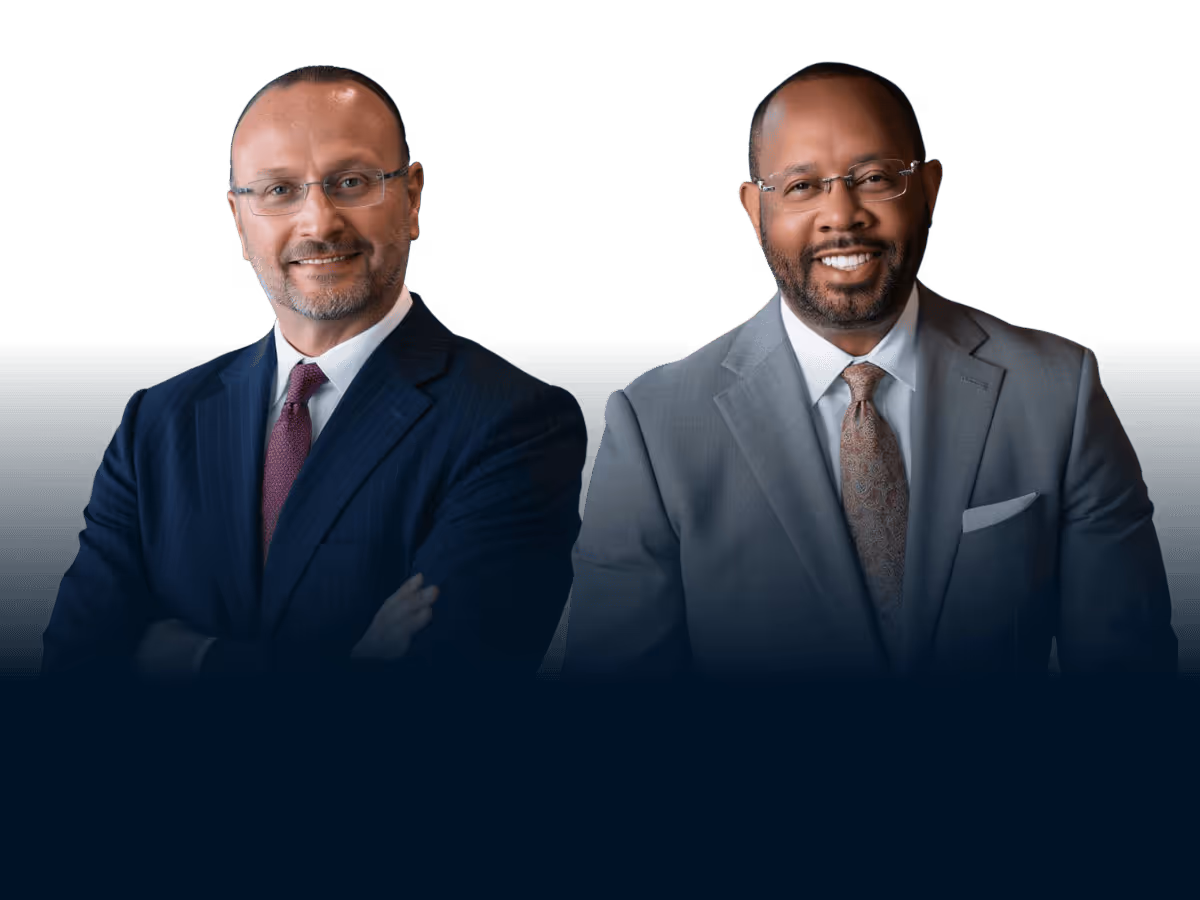Joseph Osborne and Gregorio Francis, firm partners
