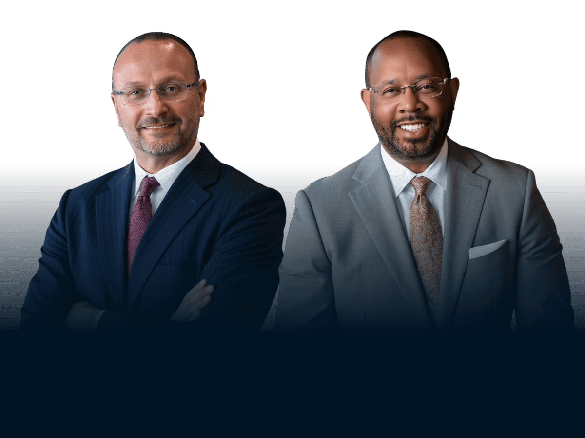 Joseph Osborne and Gregorio Francis, firm partners