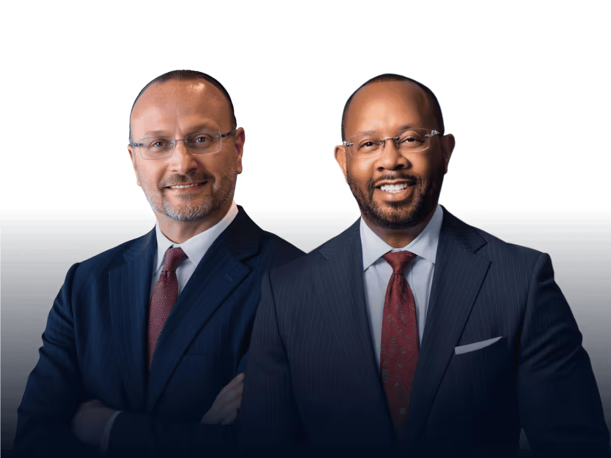 Joseph Osborne and Gregorio Francis, firm partners