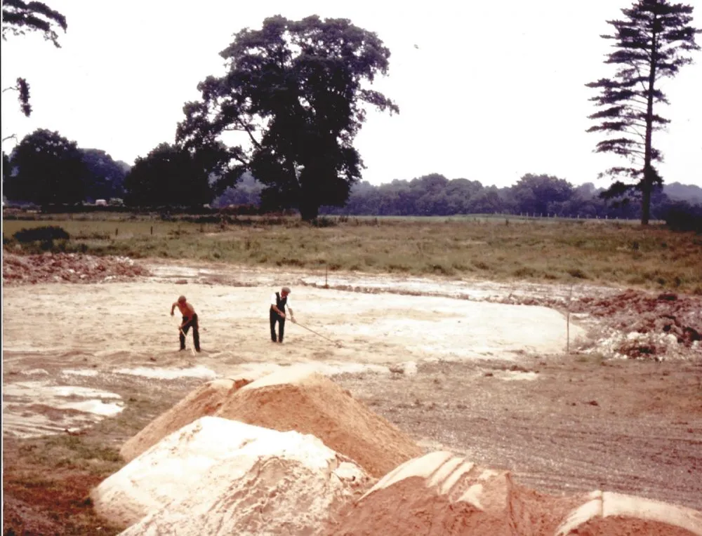 Farm being converted into a gold course
