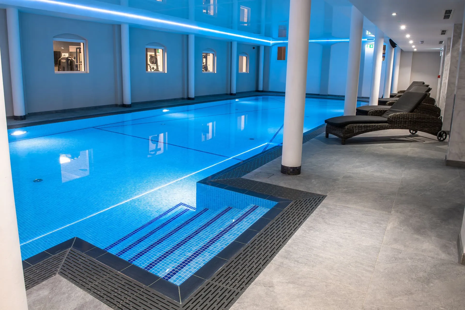 Health club pool
