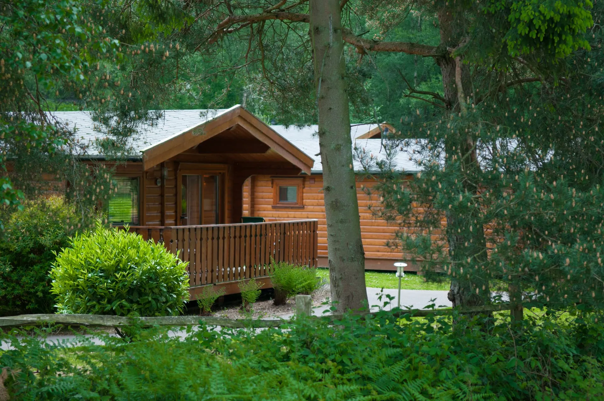 Self-catering lodge exterior