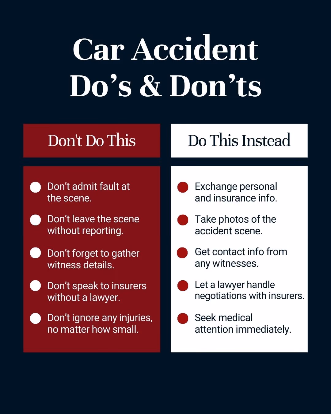 Car Accident Infogrpahic