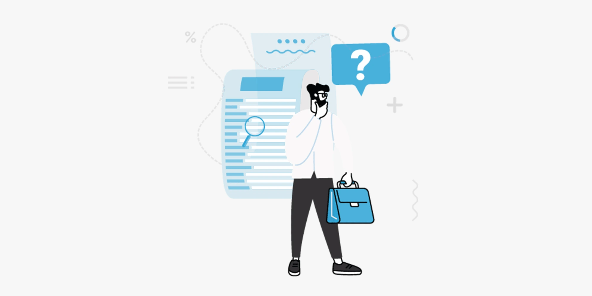 محاسب قانوني يقدم استشارة لعميل مع ميزان العدل، يرمز إلى فوائد الاستعانة بخدمات ماسك الدفاتر Bookkeeper للمشروع الناشئ لضمان الامتثال الضريبي.