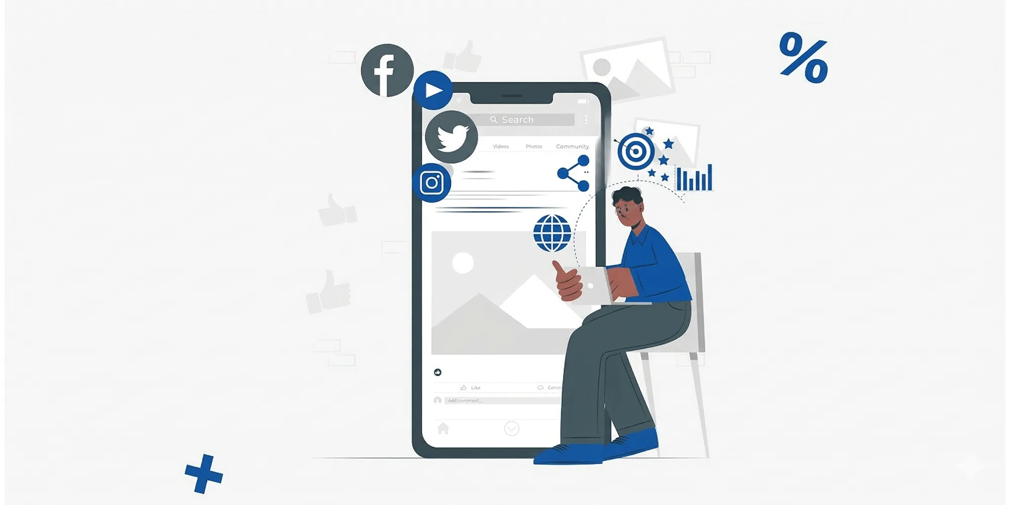 تأثير التحول الرقمي على المحاسبين: رسم توضيحي لمحاسب يستخدم أدوات رقمية وسحابية لرفع كفاءة العمل وتحسين دقة البيانات المالية، مما يوضح أن التكنولوجيا أداة تمكين وليست بديلاً.