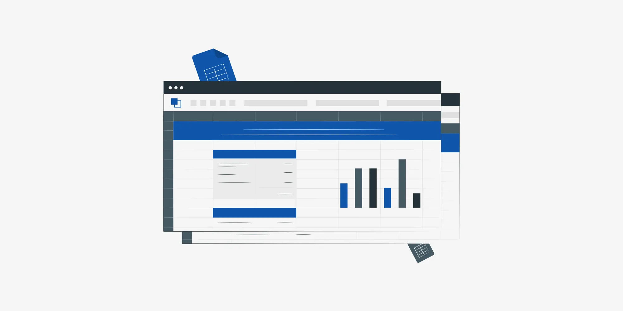 شاشة حاسوب تعرض جداول بيانات ورسومات بيانية، ترمز لمقارنة واختيار أفضل البرامج المحاسبية في السعودية لعام 2025 والتأكد من توافقها مع نظام الفاتورة الإلكترونية والضريبة المضافة.