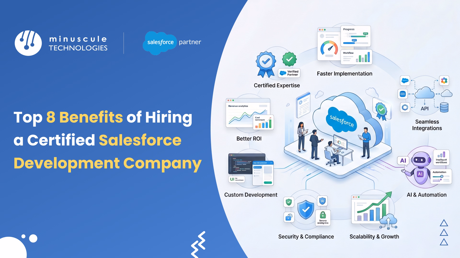 Benefits of hiring a certified Salesforce development company for enterprise CRM projects