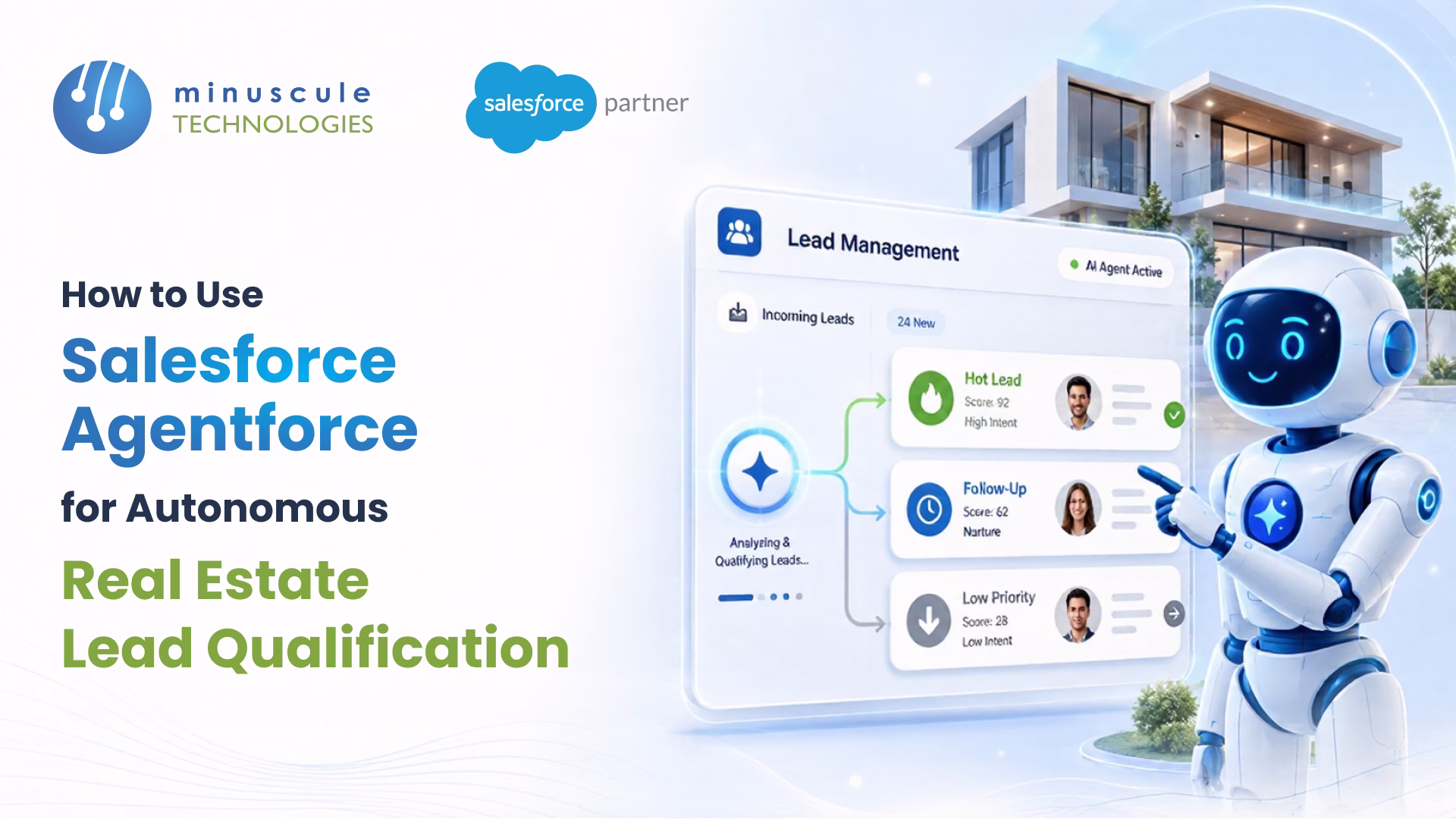 Salesforce Agentforce for Autonomous Real Estate Lead Qualification 