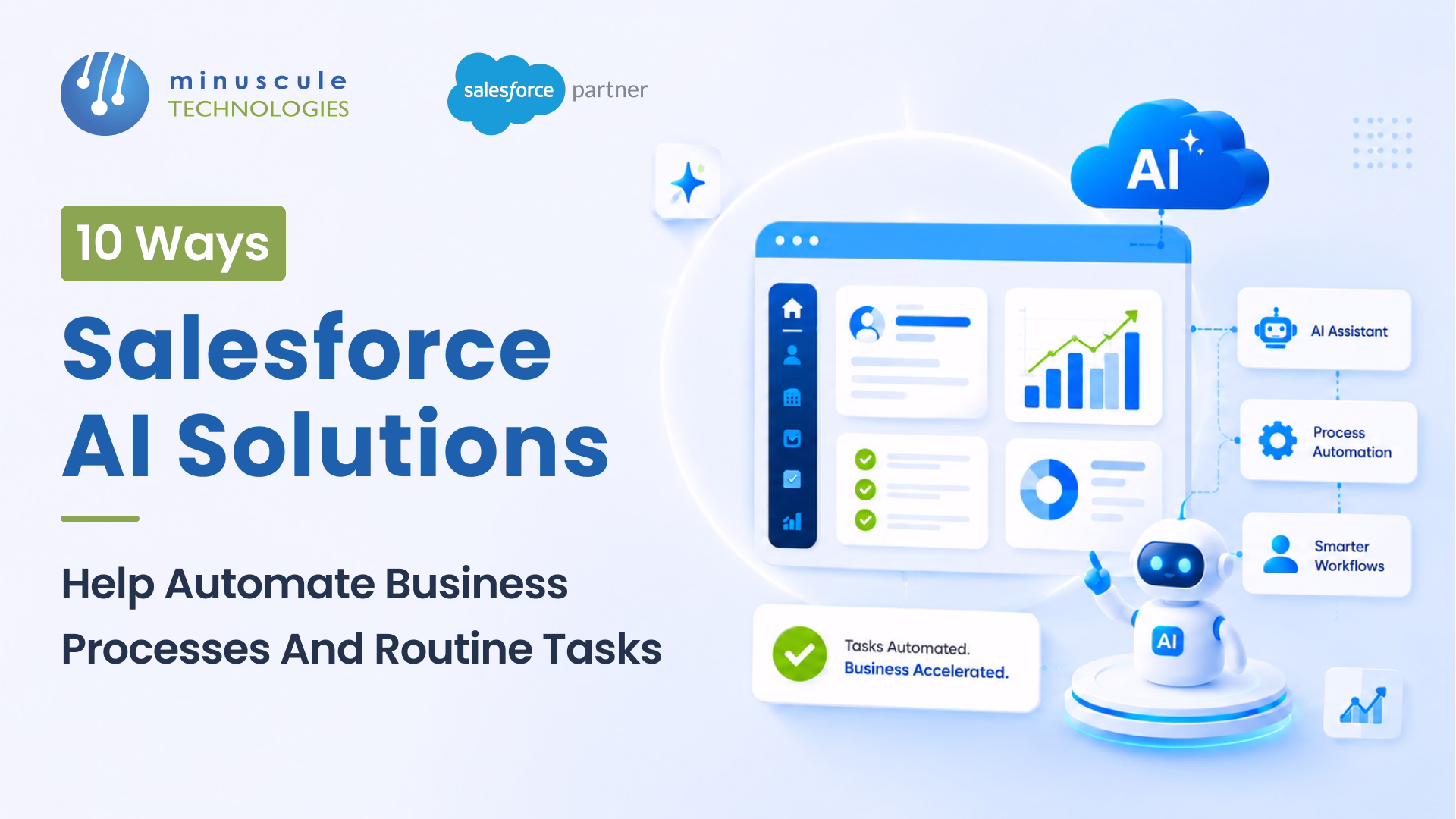 10 Ways Salesforce AI Solutions Help Automate Business Processes and Routine Tasks