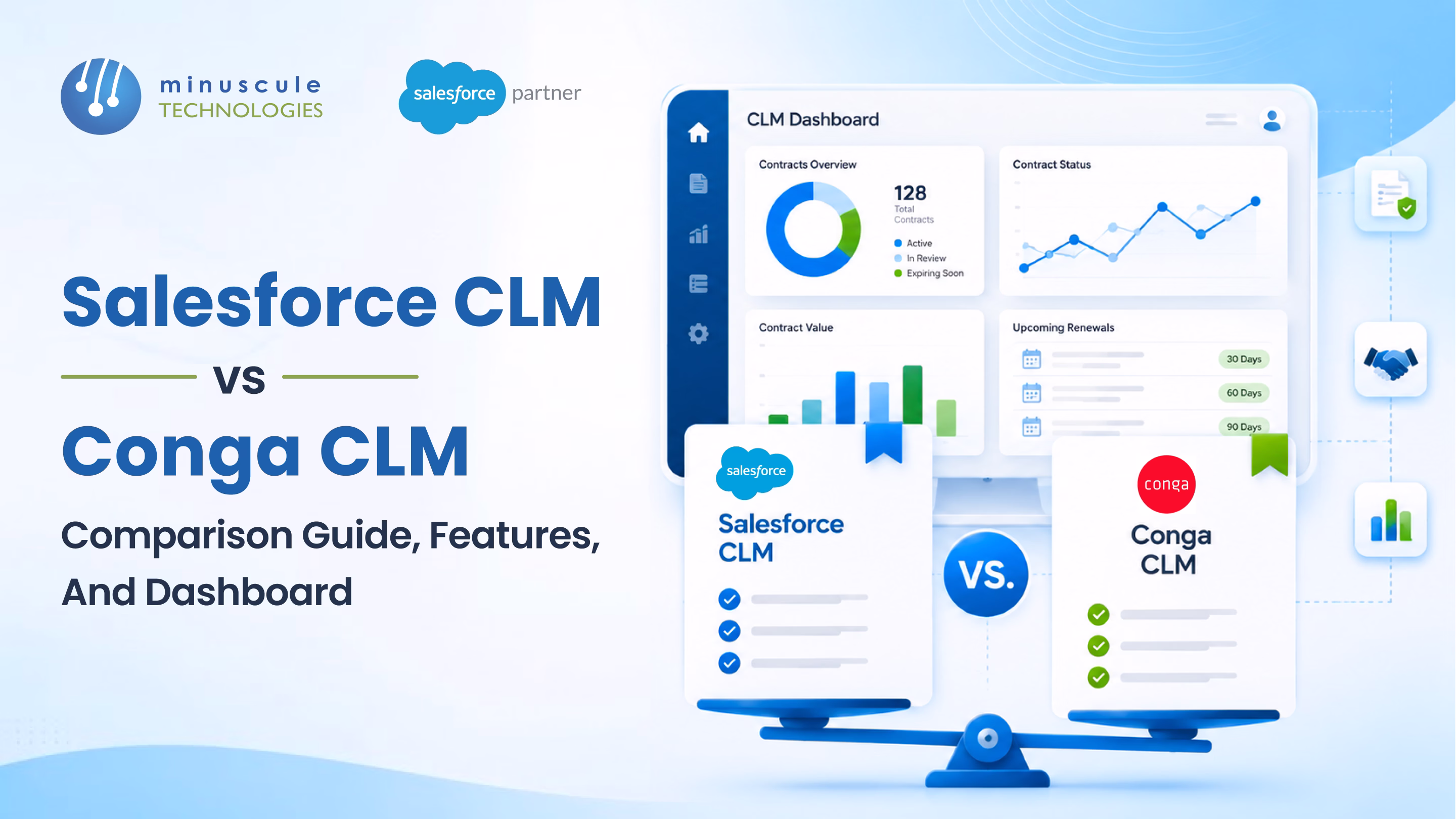 Salesforce CLM vs. Conga CLM: Comparison Guide