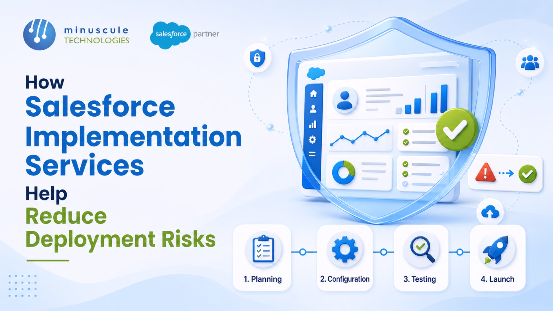 Salesforce implementation services reducing deployment risks