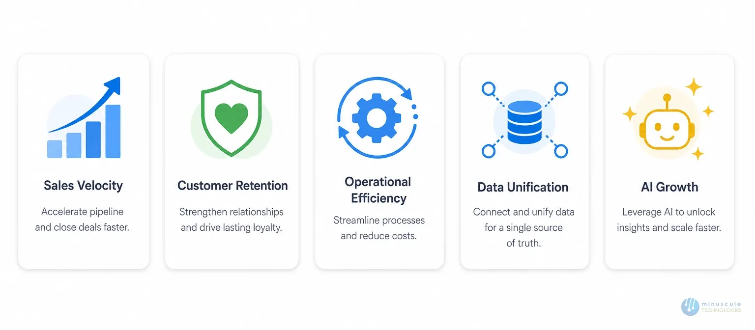 Five growth levers unlocked by Salesforce consulting services | Minuscule