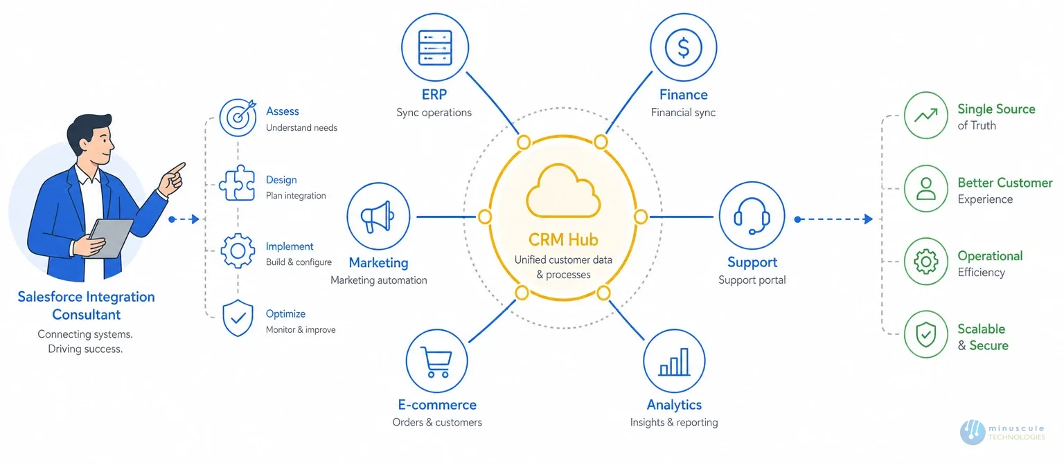 What a Salesforce integration consultant actually does | Minuscule