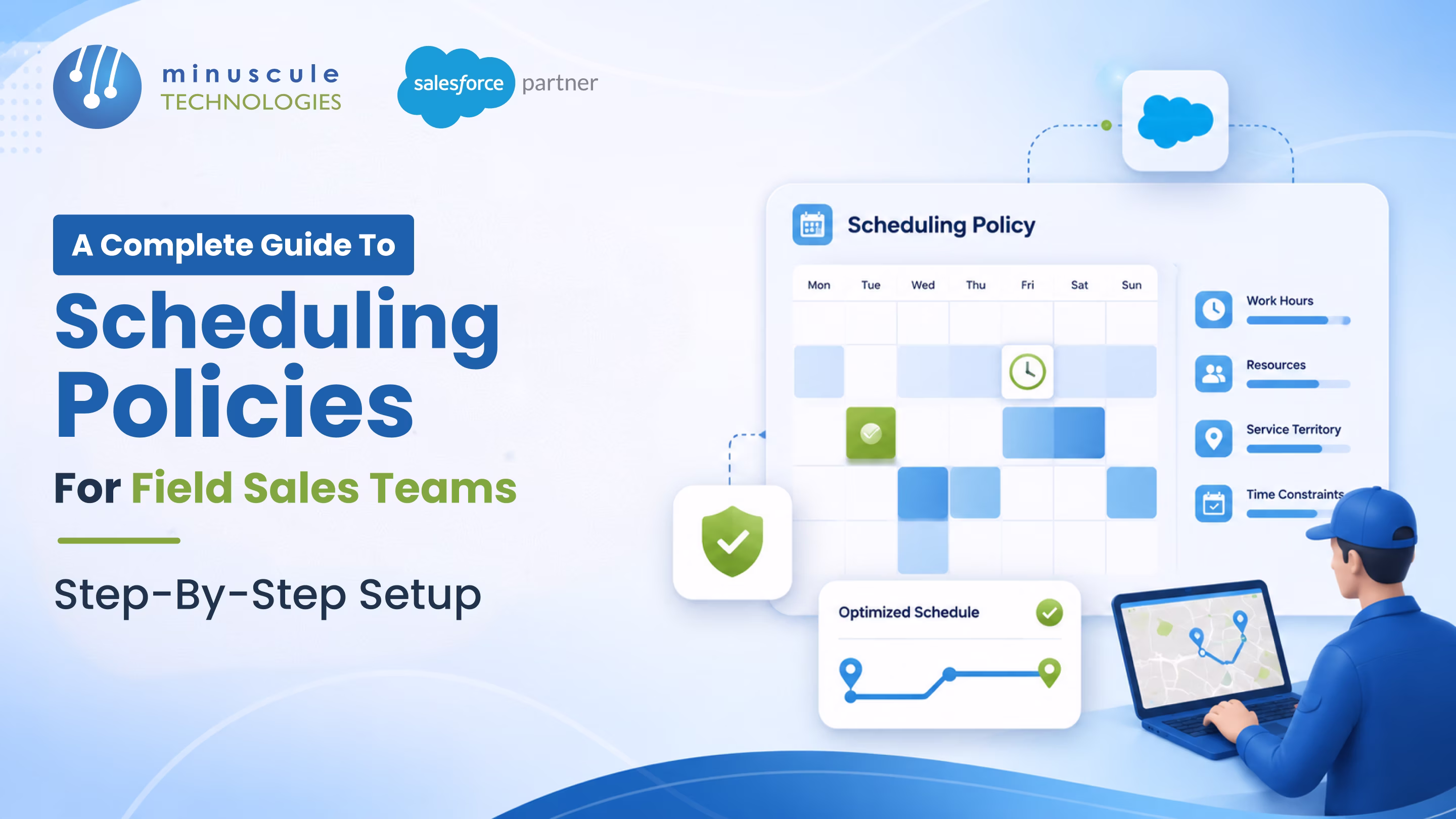 Setting up scheduling policies in Salesforce Field Service Guided Setup