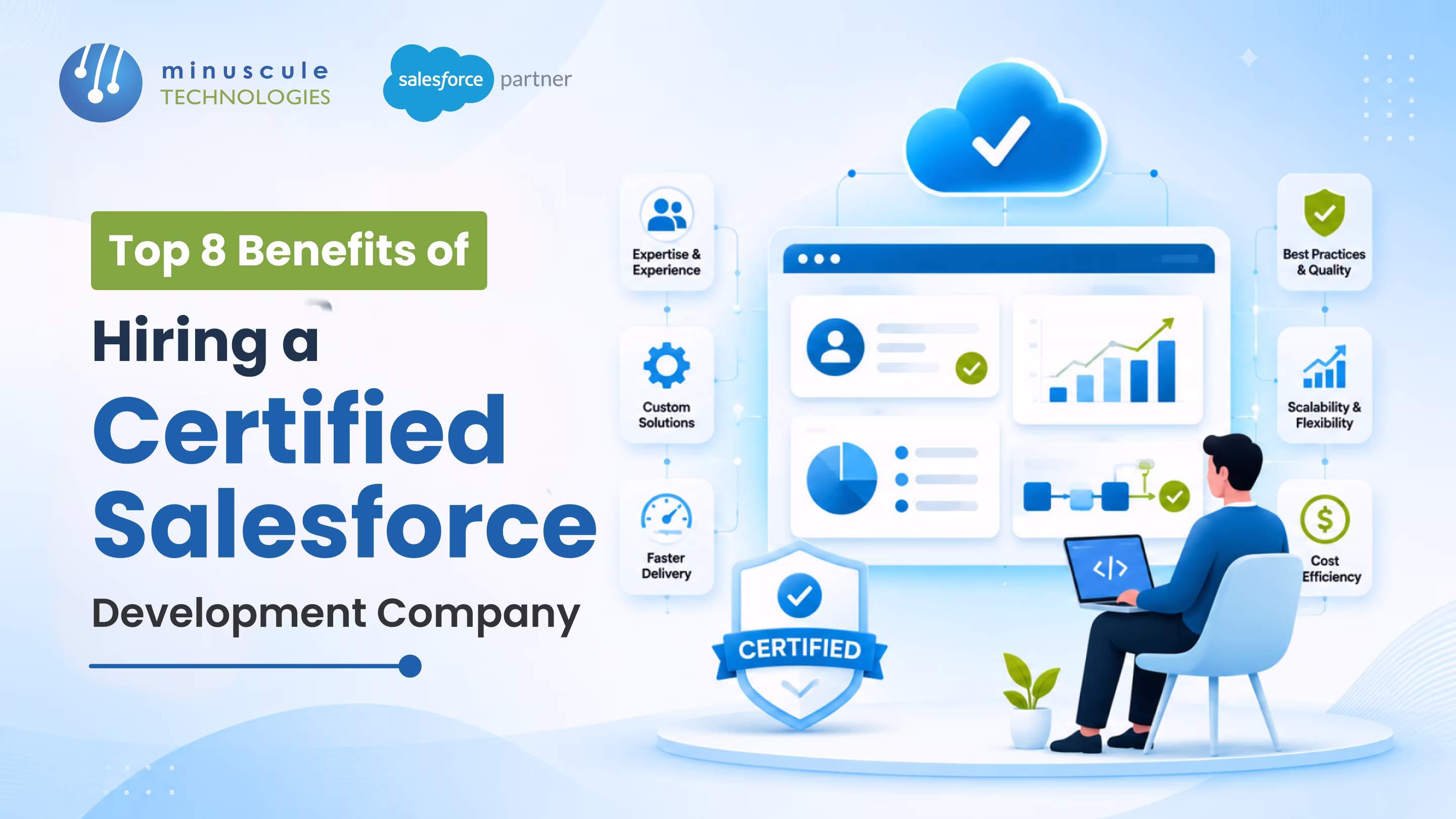 Benefits of hiring a certified Salesforce development company for enterprise CRM projects