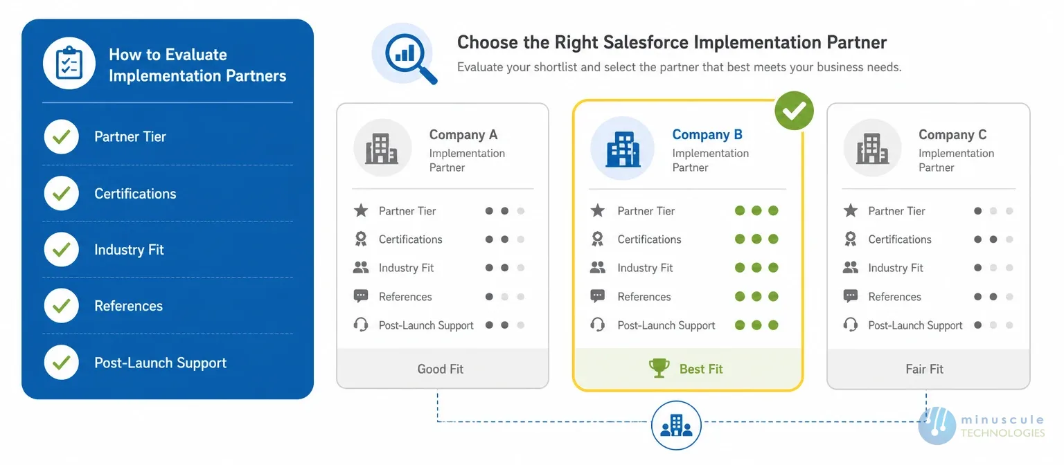How to choose the right Salesforce implementation company | Minuscule