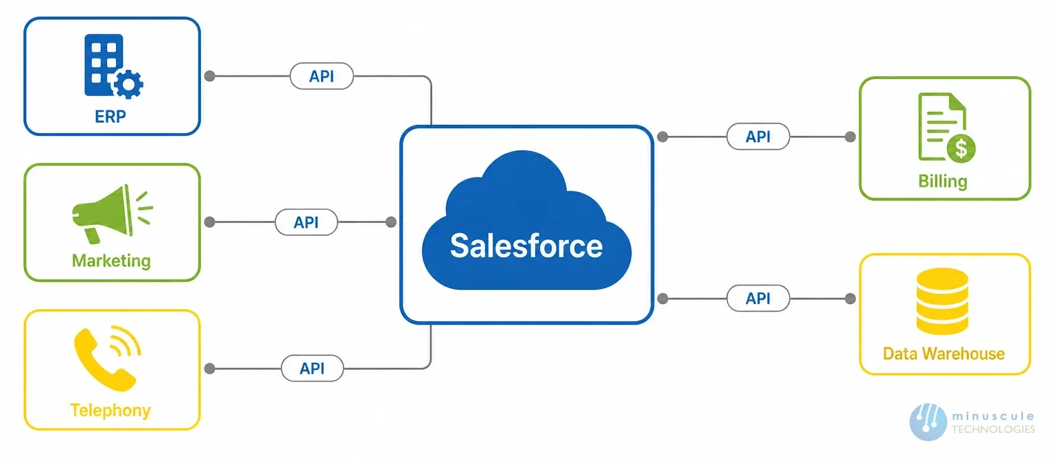 What Salesforce integration services include | Minuscule