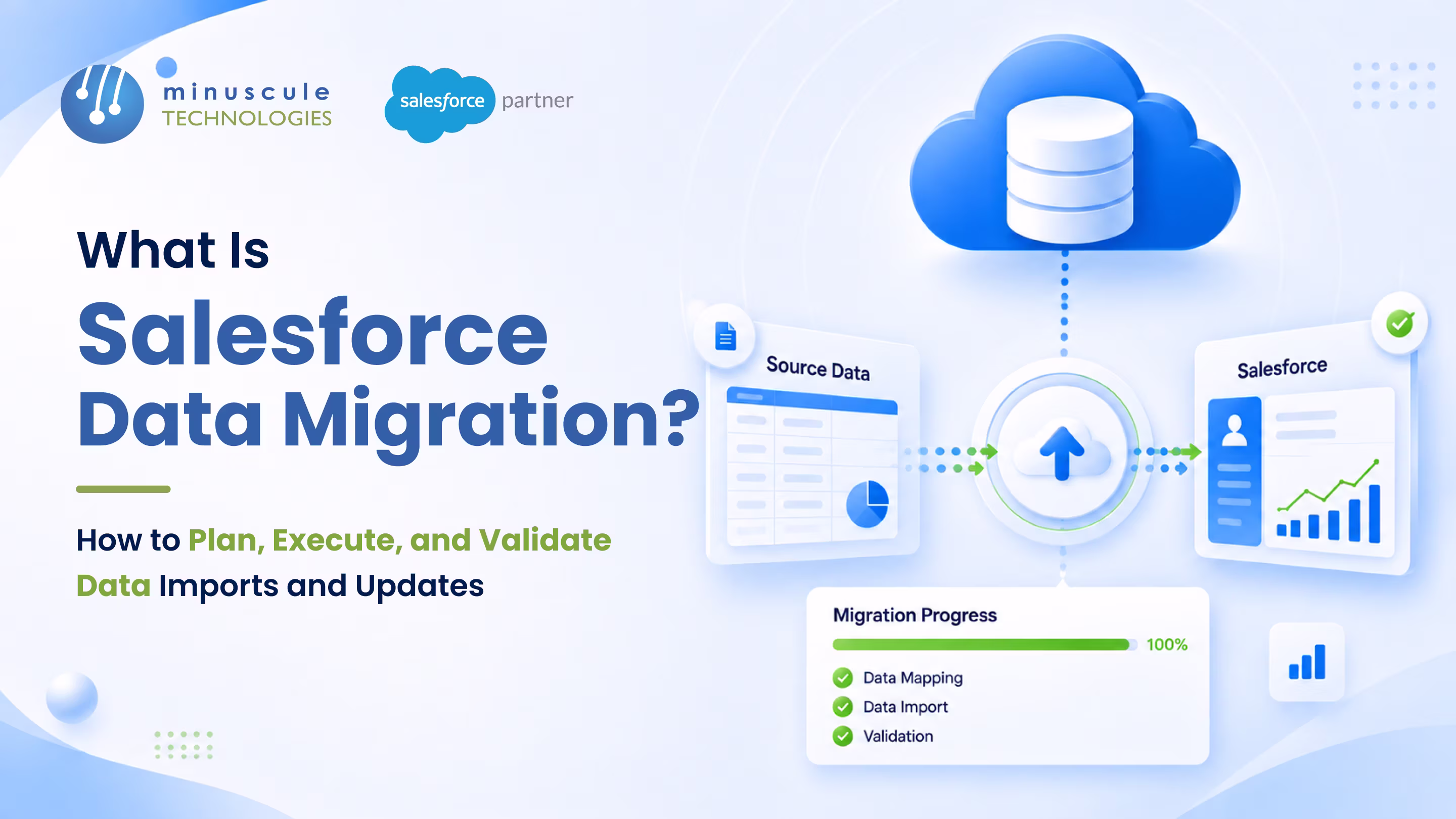 Salesforce data migration workflow: plan, cleanse, load, and validate data imports