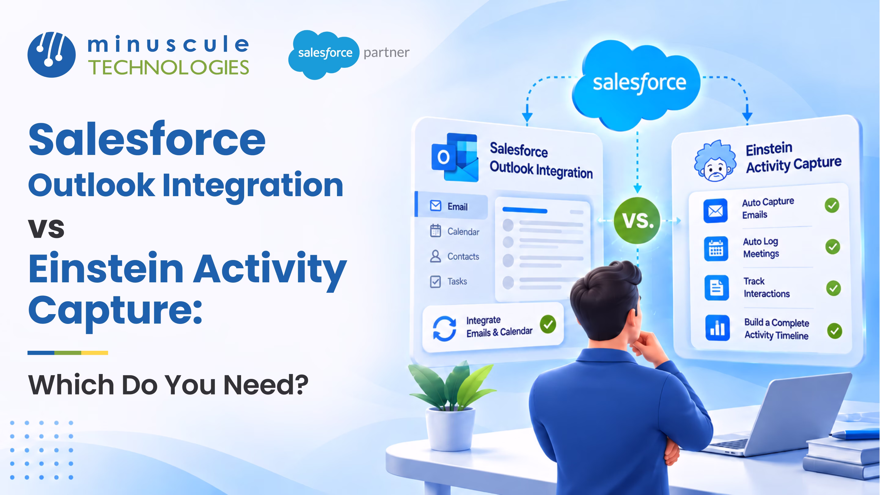 Salesforce Outlook Integration vs Einstein Activity Capture comparison for sales teams