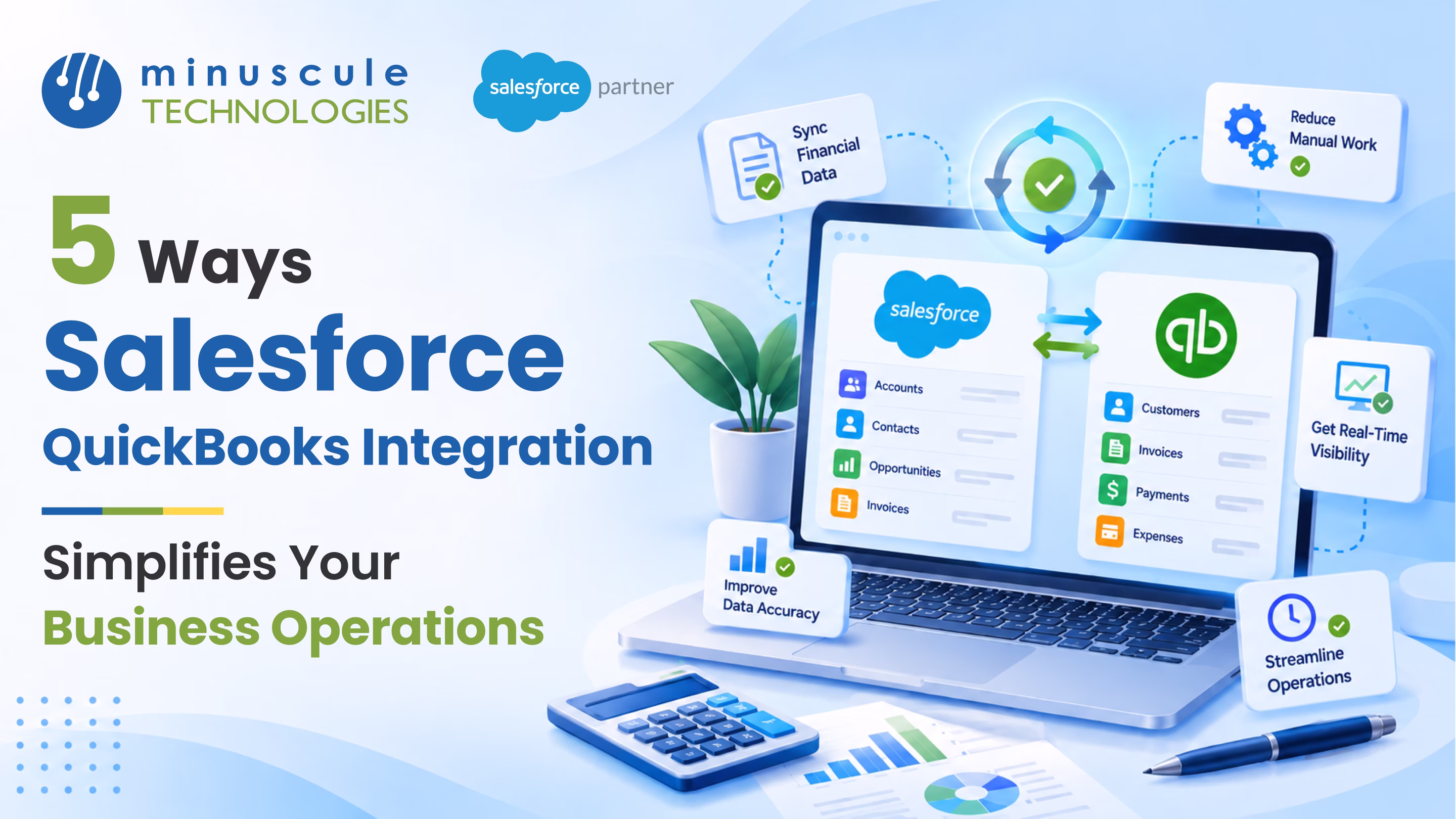 Salesforce QuickBooks integration connecting sales and accounting data