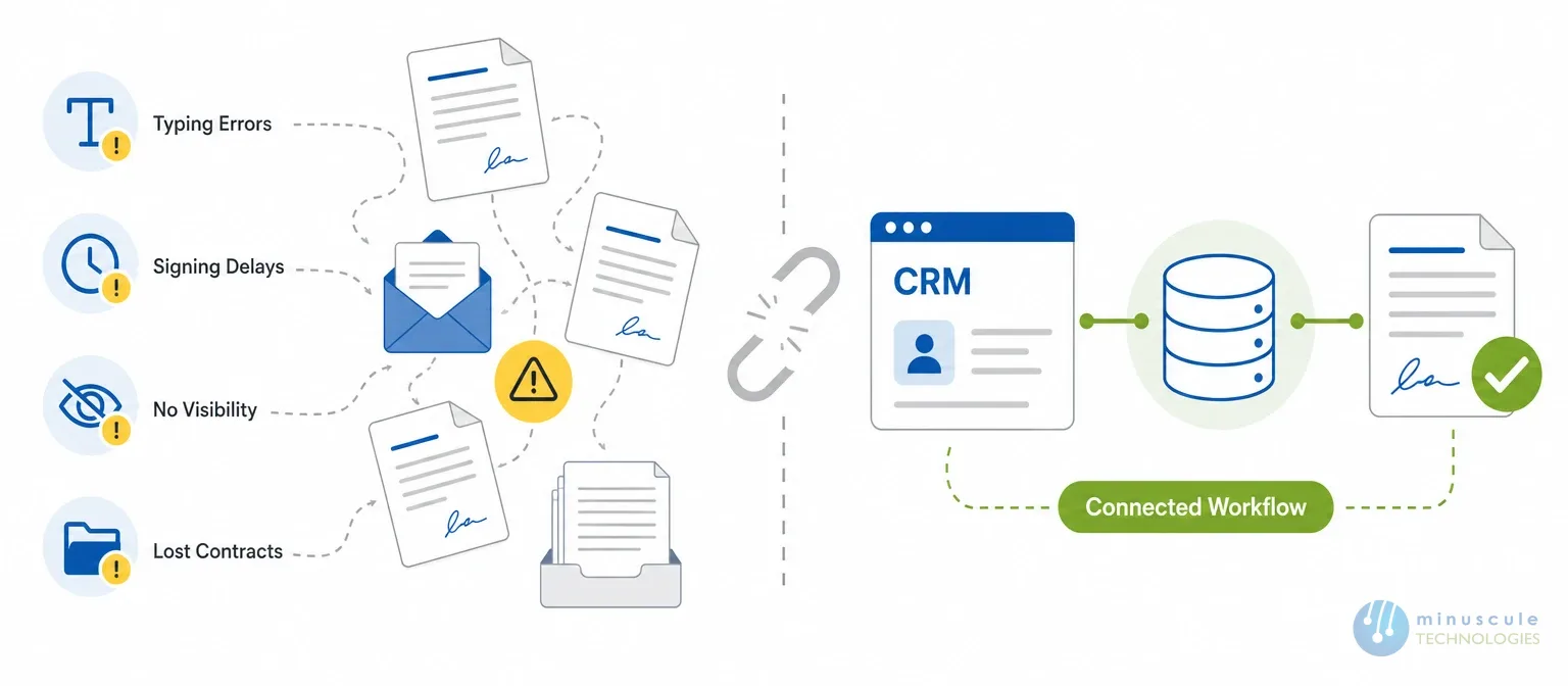 Why manual real estate contract workflows fail | Minuscule
