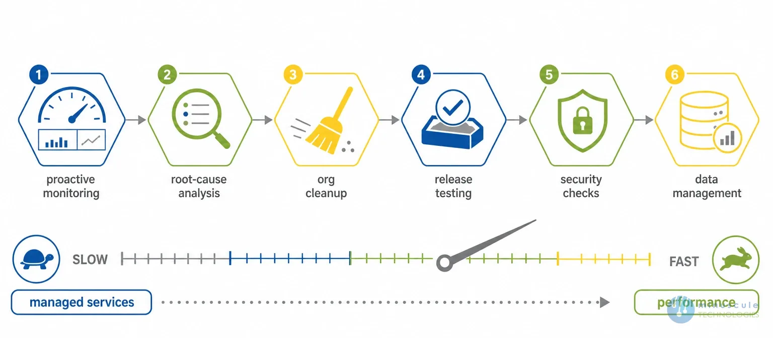 How managed services fix Salesforce performance | Minuscule