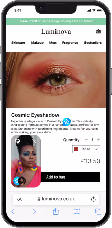 ui phone showing how to boost sales on chatloop