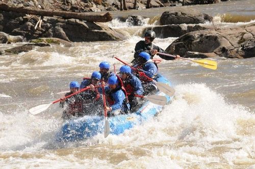 Wild rafting on French Broad River