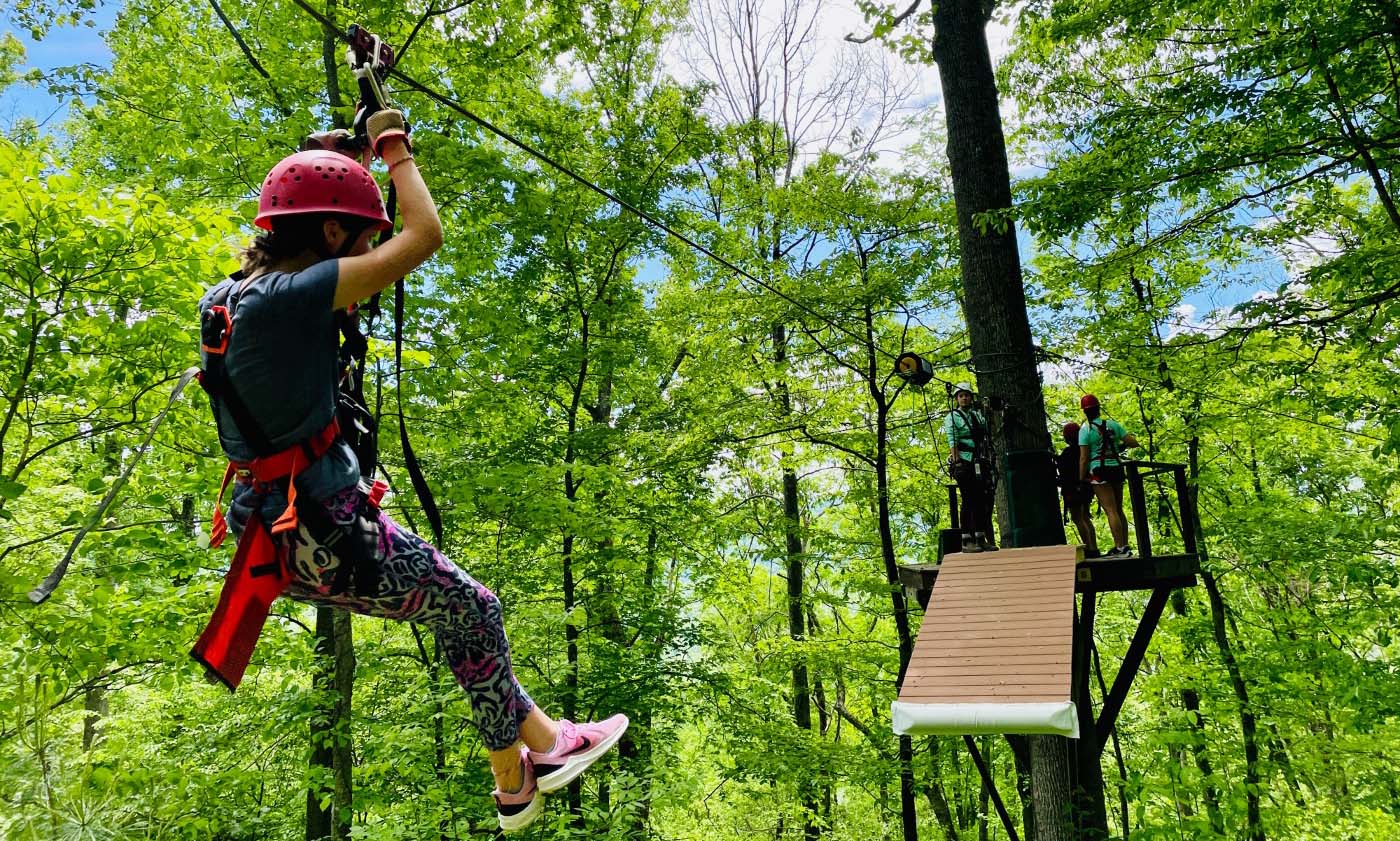 Zipline safety clip