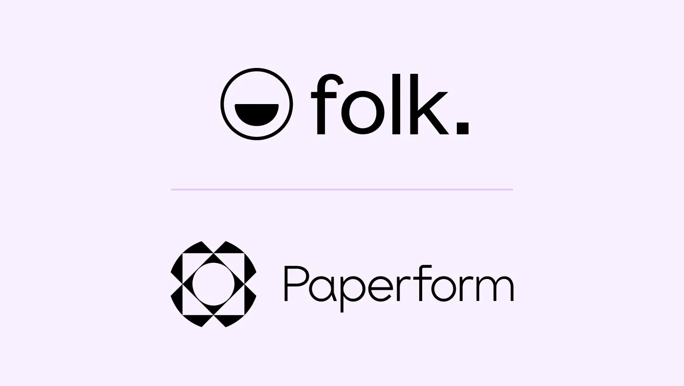How to track form respondents with Paperform + folk