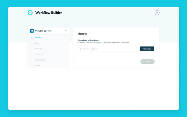 Phantombuster display