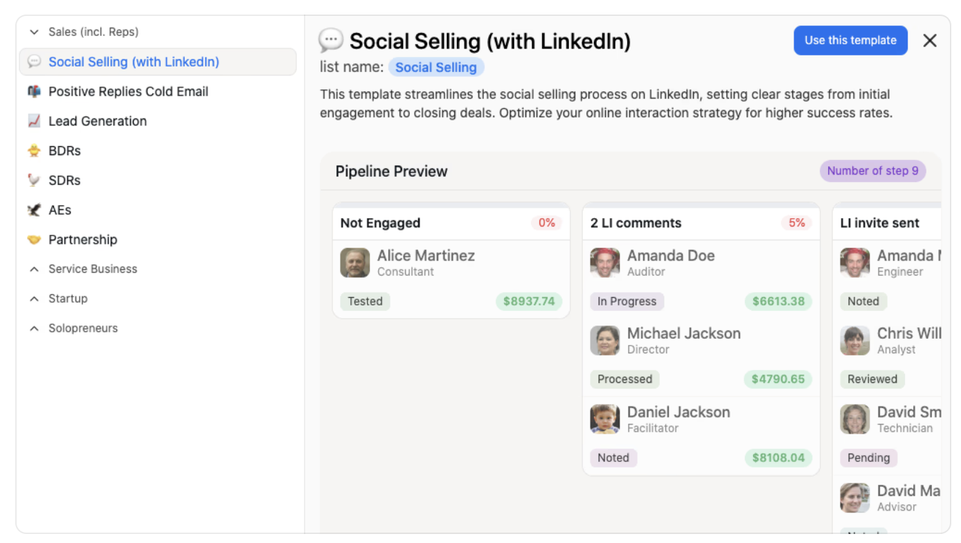 Breakcold CRM Pipeline