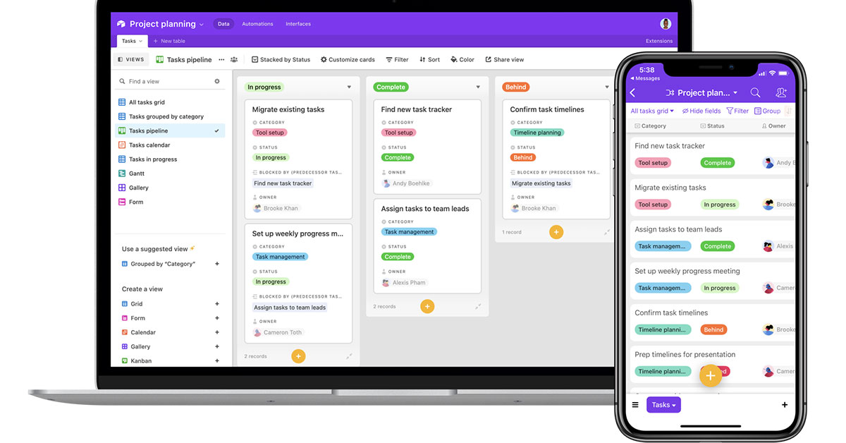 Airtable : uma solução de banco de dados sem código
