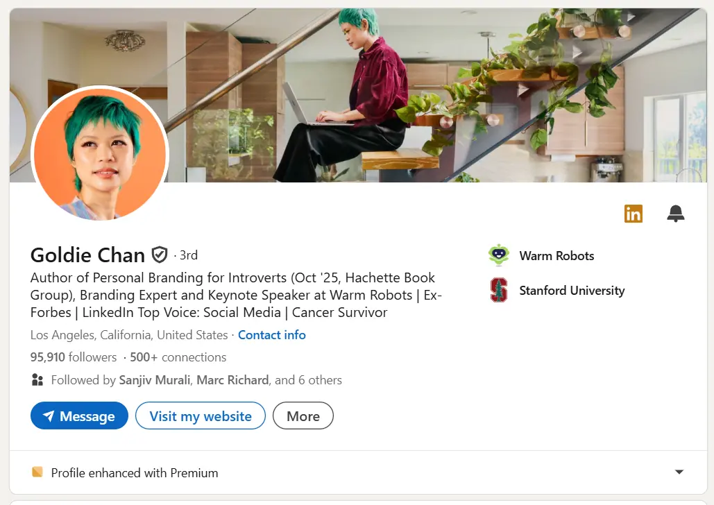 estratégia de marketing linkedin perfil